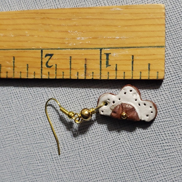 New Adorable Bohemian Daisy Drop Earrings - Picture 2 of 4